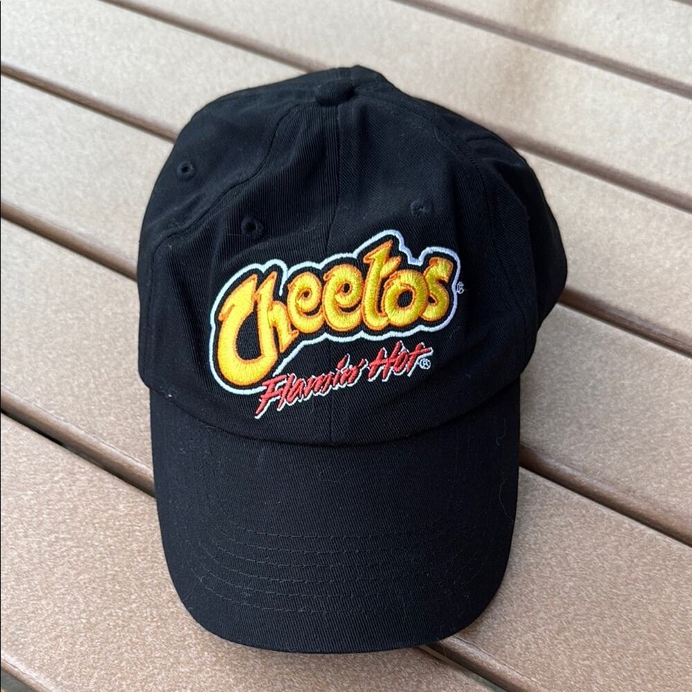 Cheetos Flamin Hot Black and Orange Funko Ball Cap Adjustable